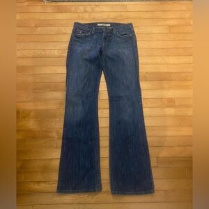 Joe's Jeans Low Rise Distressed Vintage Bootcut Jeans